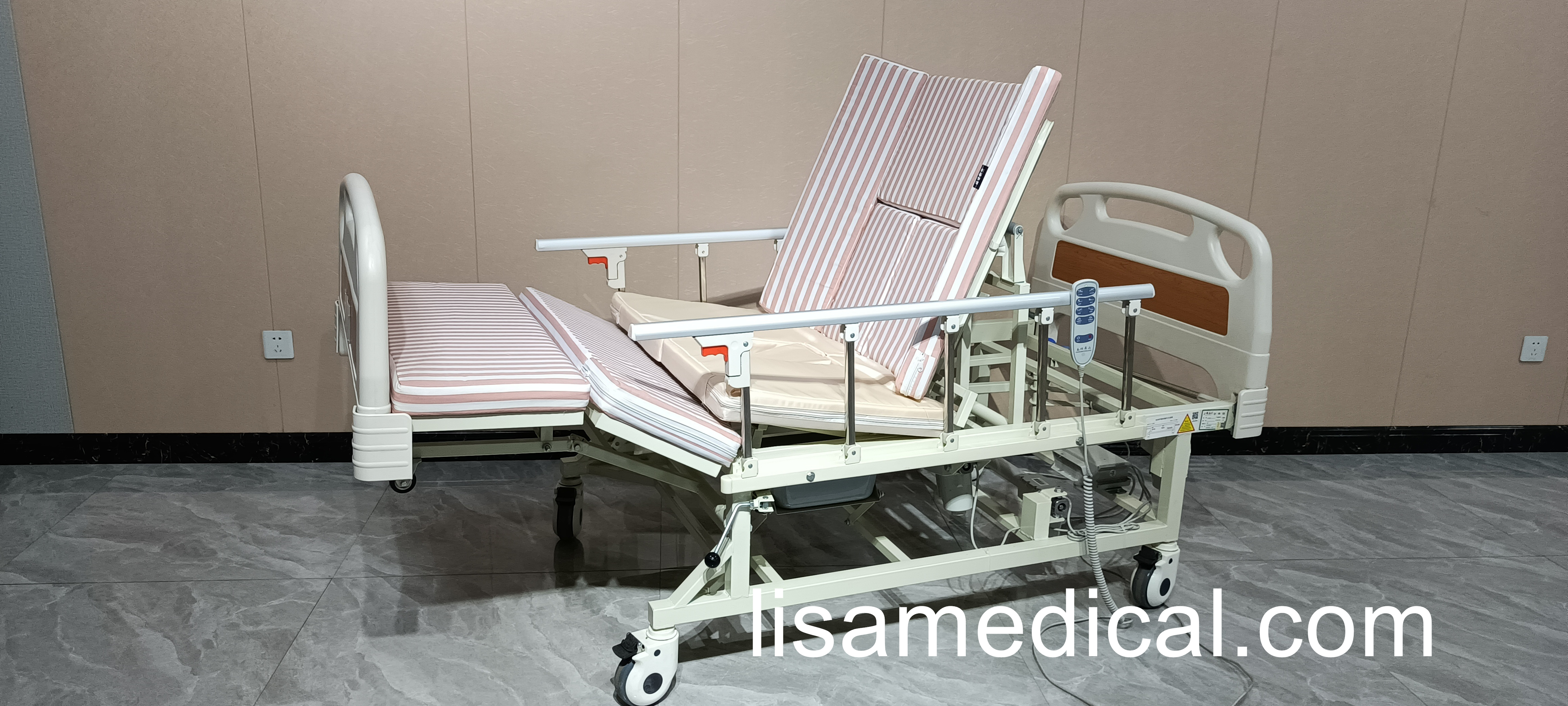 LSB-D05Manual Electric Integrated Multi-function Anti-slip Anti-side Slip Nursing Bed