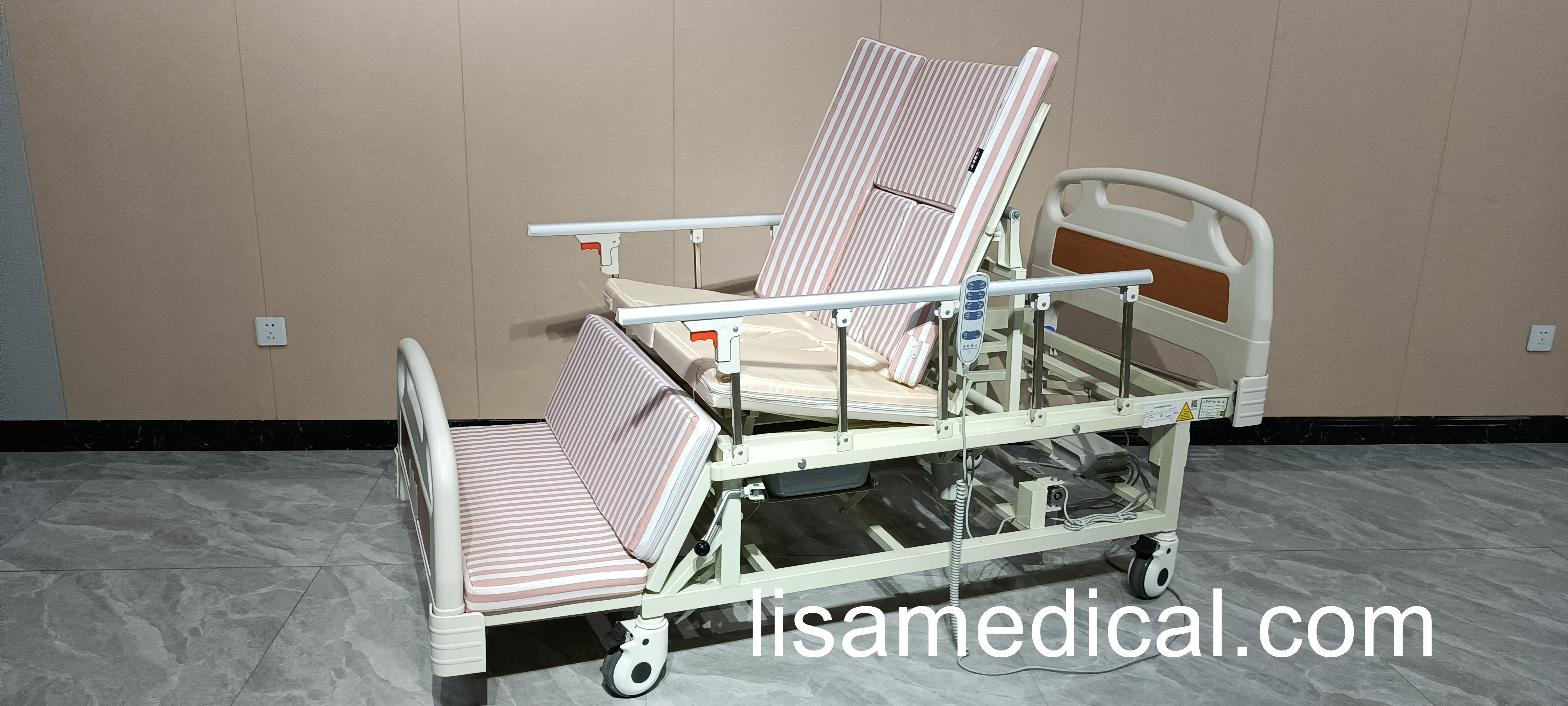 LSB-D05Manual Electric Integrated Multi-function Anti-slip Anti-side Slip Nursing Bed