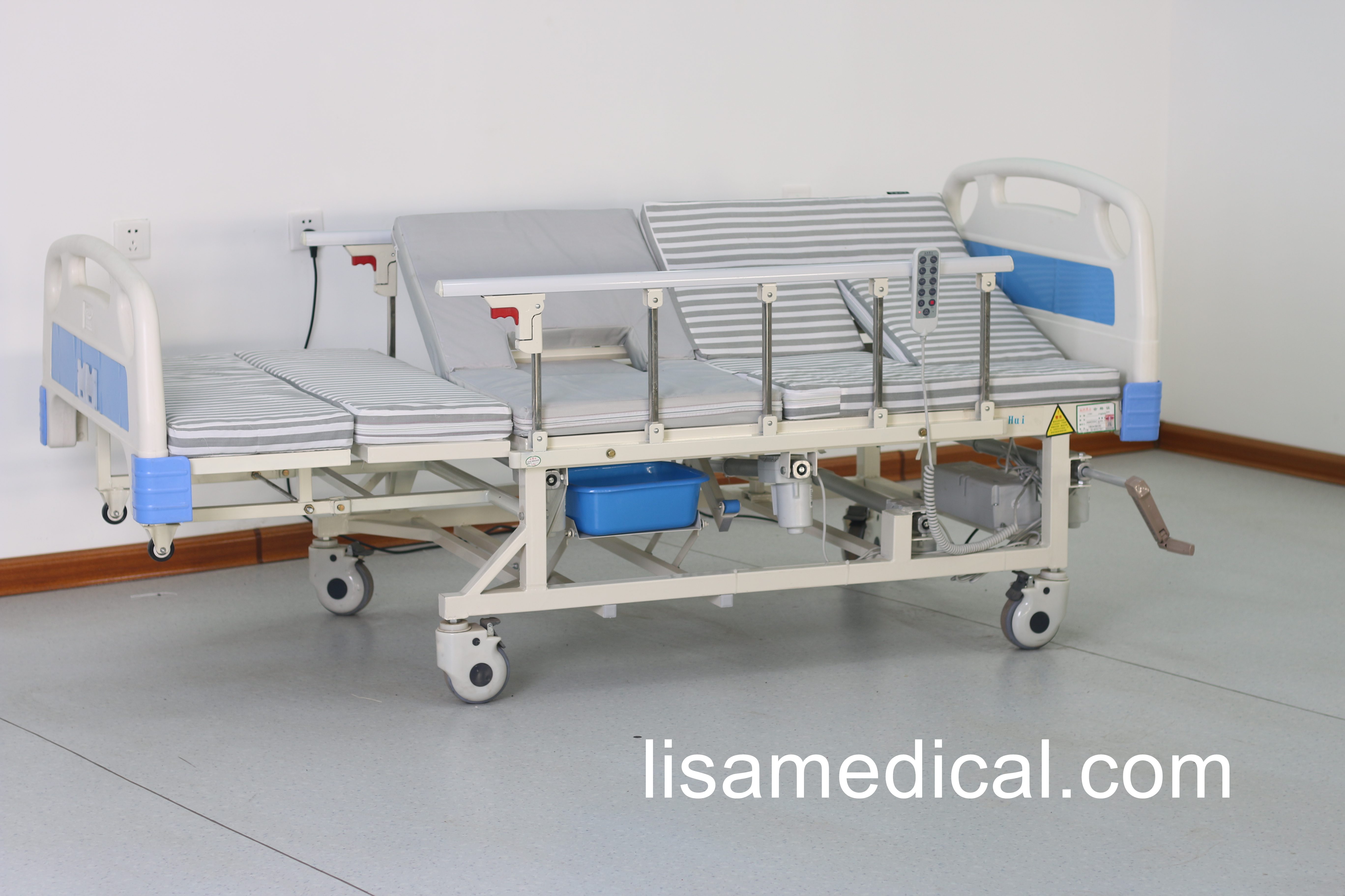 LSB-D04 Flashlight Dual-purpose Multi-functional Anti-side Slip Nursing Bed