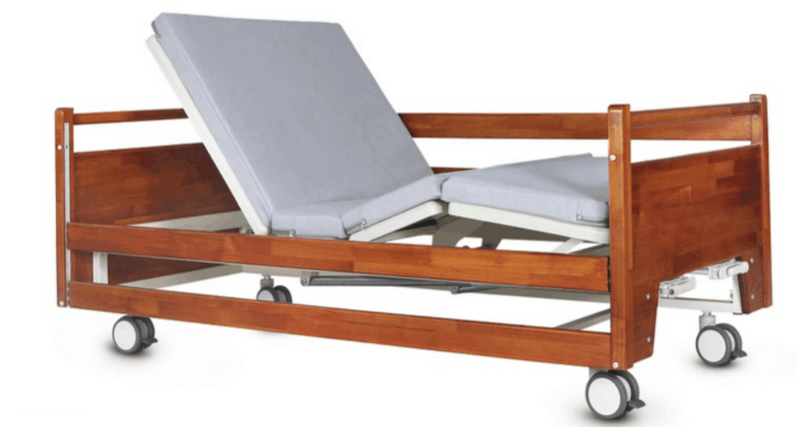 LSDA-E60 Upscale Double Cranks Manual Nursing Bed 