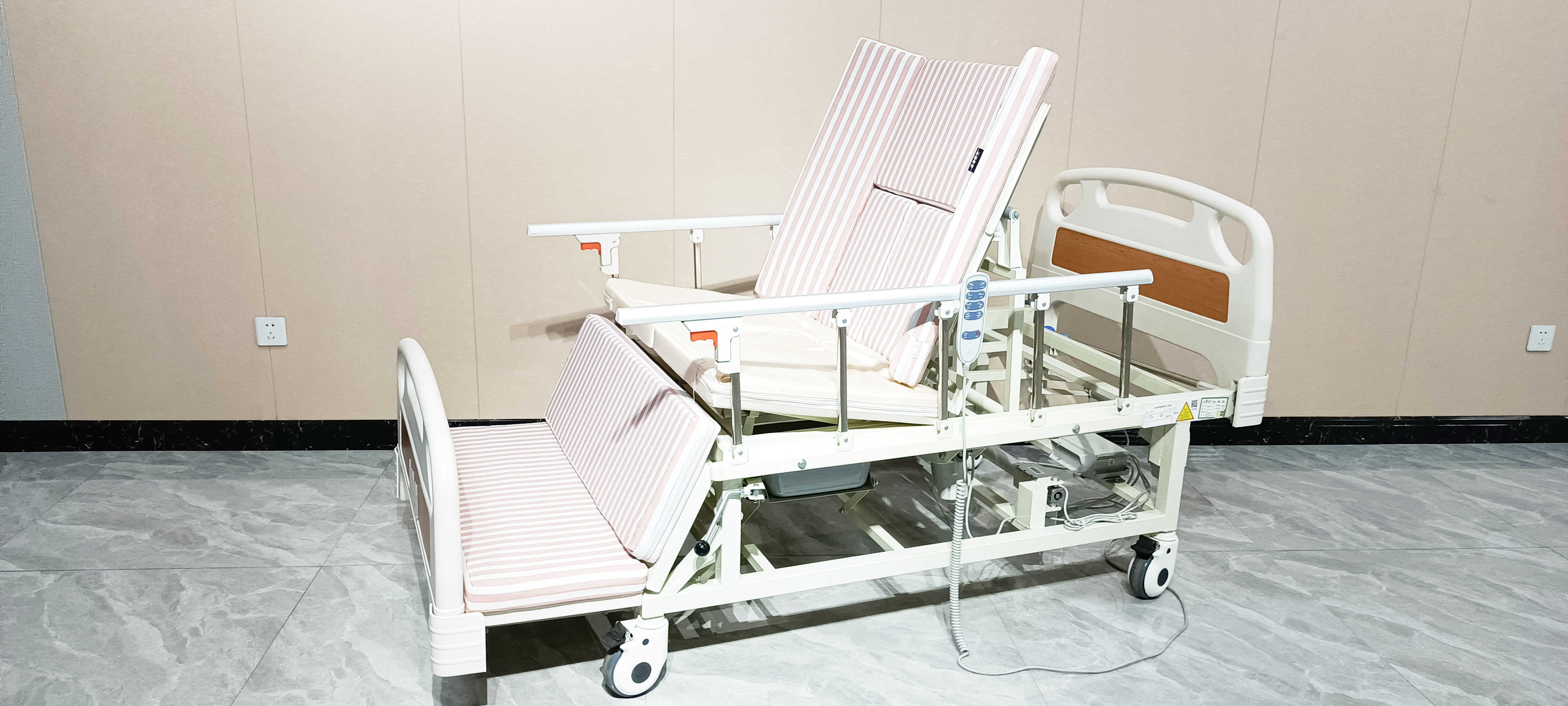 LSYA-BD01 Dual use nursing bed with flashlight