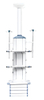 LSJA-KDD-8A (vertical Pendant) Dual-purpose Medical Column