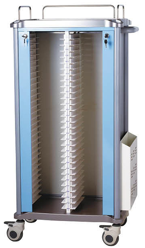LSWK-T-9D Medical Record Cart 60 Grids