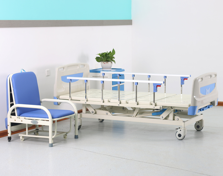 Cama Manual De Tres Ruedas (rueda Común, Barandilla De Aleación De Aluminio)