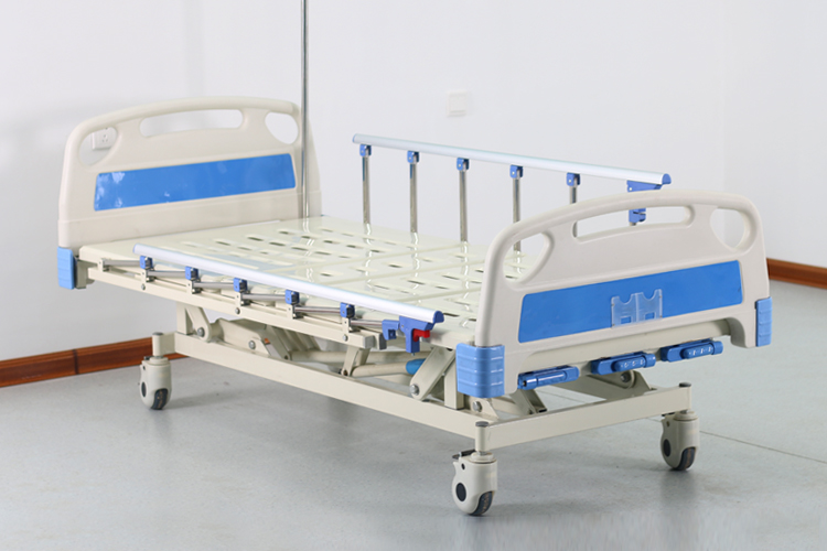 Cama Manual De Tres Ruedas (rueda Común, Barandilla De Aleación De Aluminio)