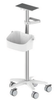 LSE7-2 Fixed Height Monitor Cart