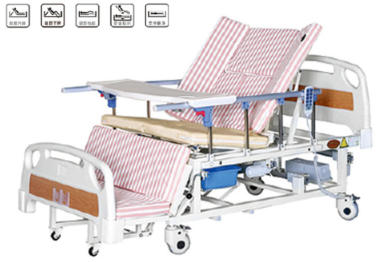 LSB-D05Manual Electric Integrated Multi-function Anti-slip Anti-side Slip Nursing Bed