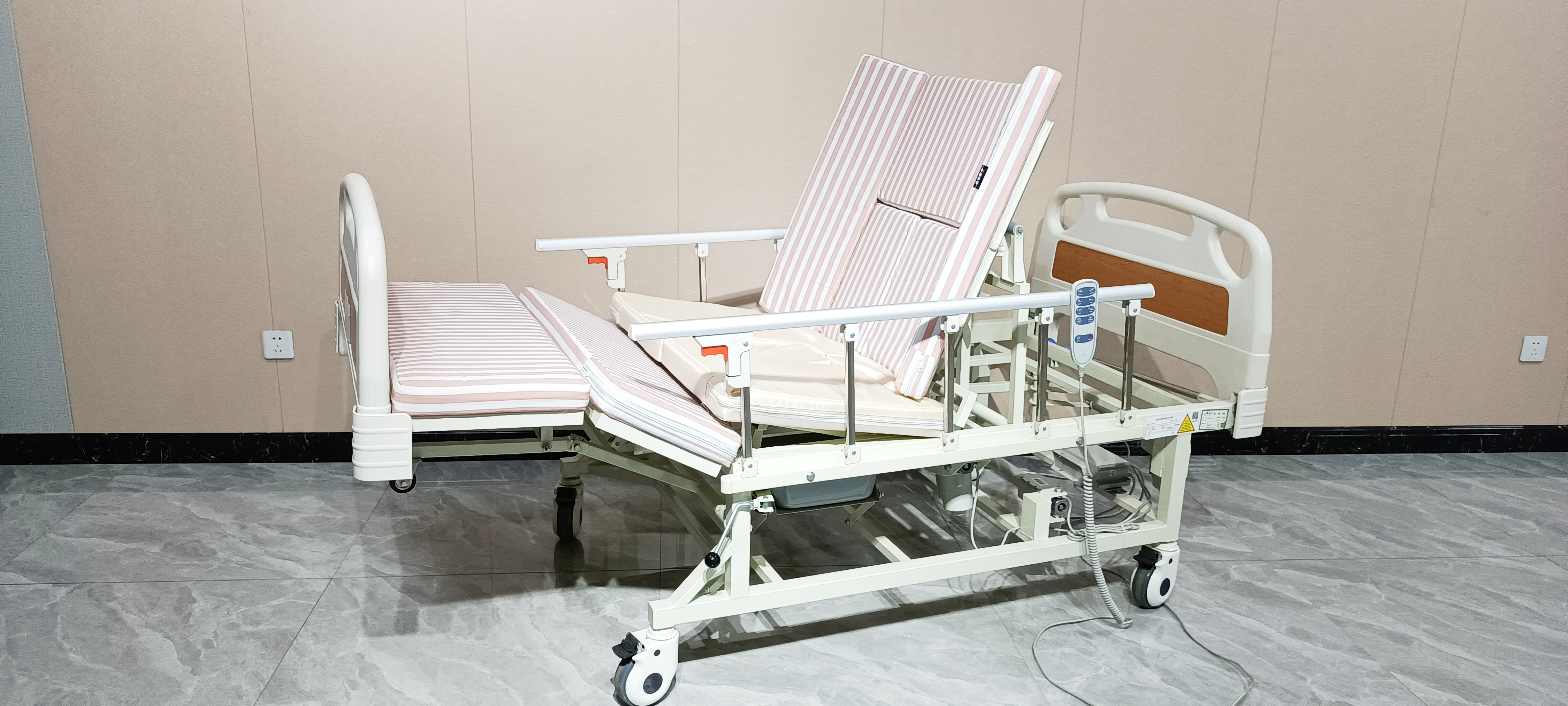 LSYA-BD01 Dual use nursing bed with flashlight