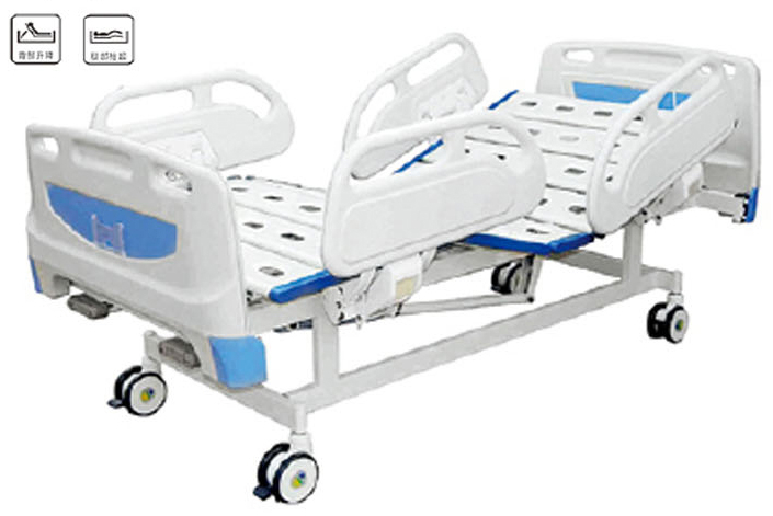 LSA-S202 Manual double rocker hospital bed
